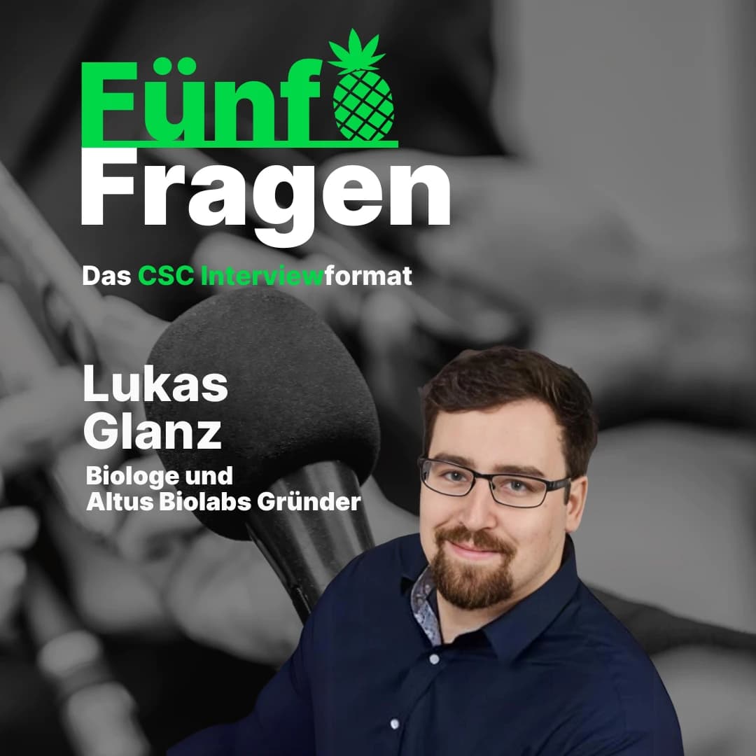 Fünf Fragen an Lukas Glanz von Altus Biolabs