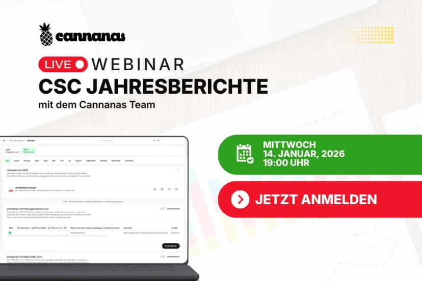 Kostenloses Cannanas Live-Webinar zu CSC-Jahresberichten